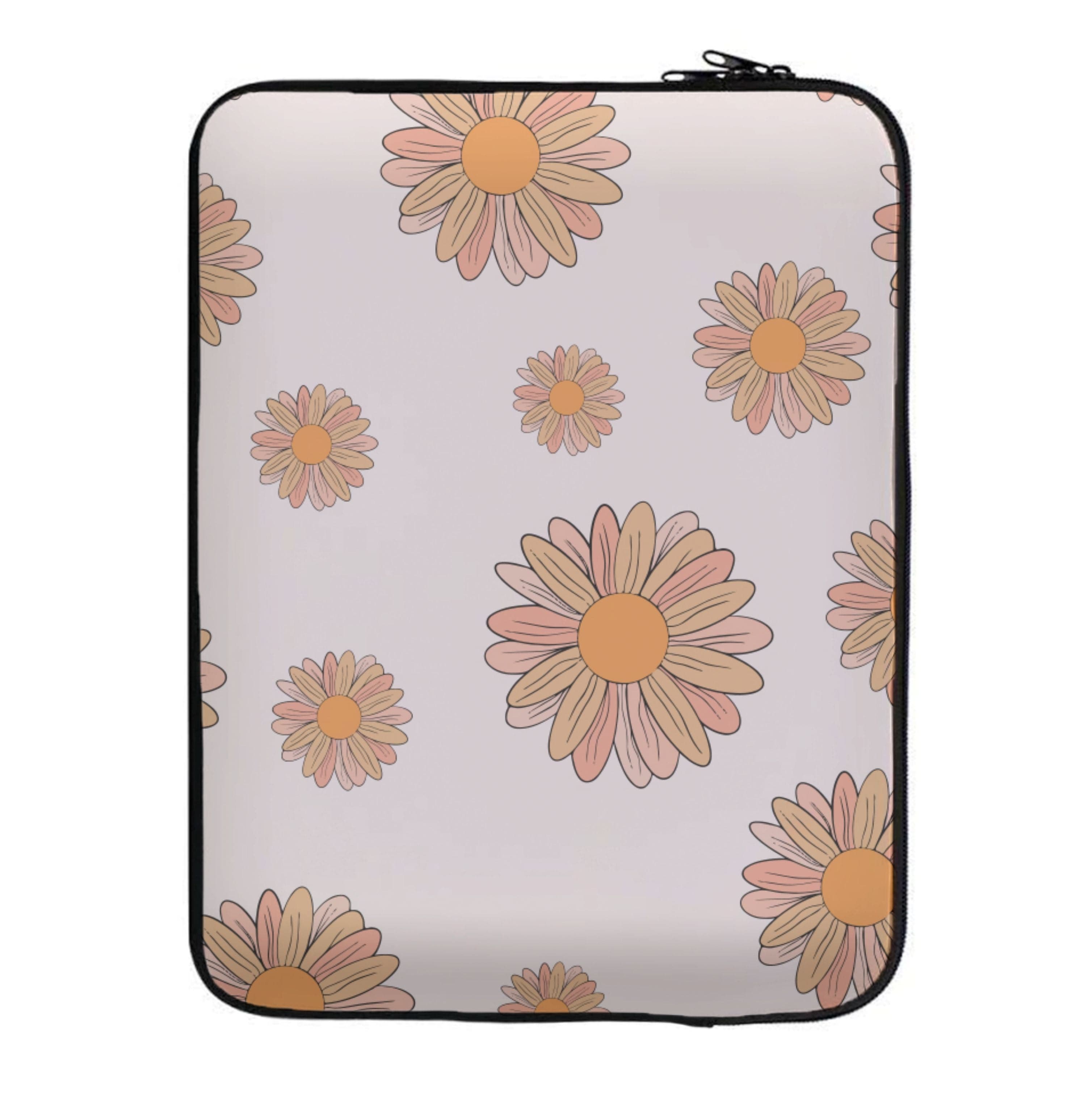 Peach Daisy Laptop Sleeve