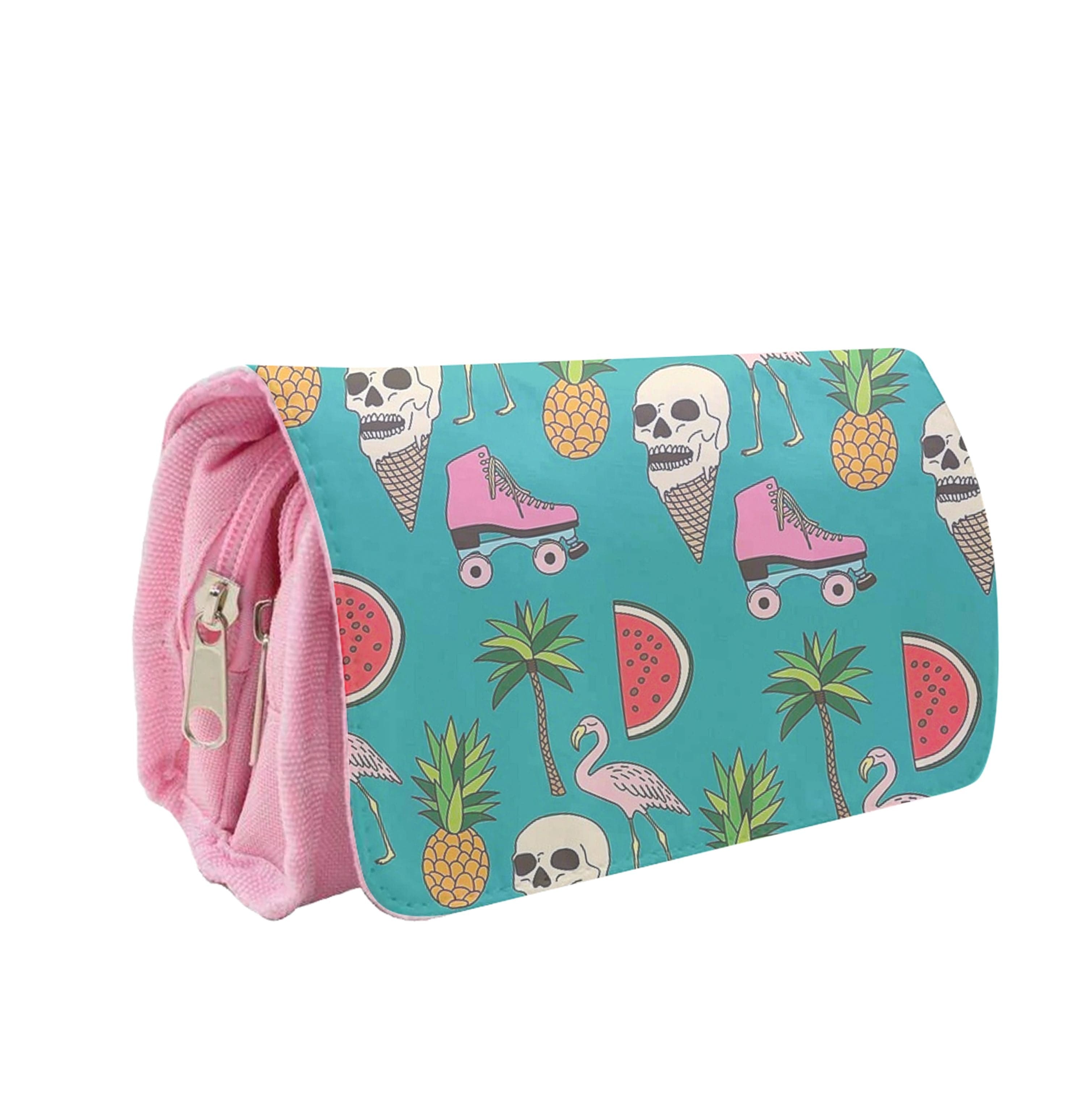 Skull Creams - Summer Pattern Pencil Case