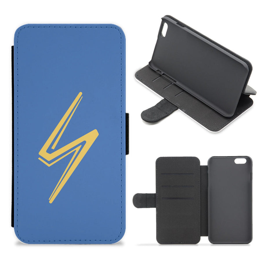 Lightning Bolt - Ms Marvel Flip / Wallet Phone Case
