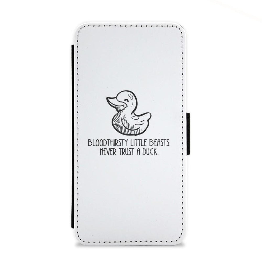 Bloodythirsty Little Beasts Never Trust A Duck - Shadowhunters Flip Wallet Phone Case - Fun Cases