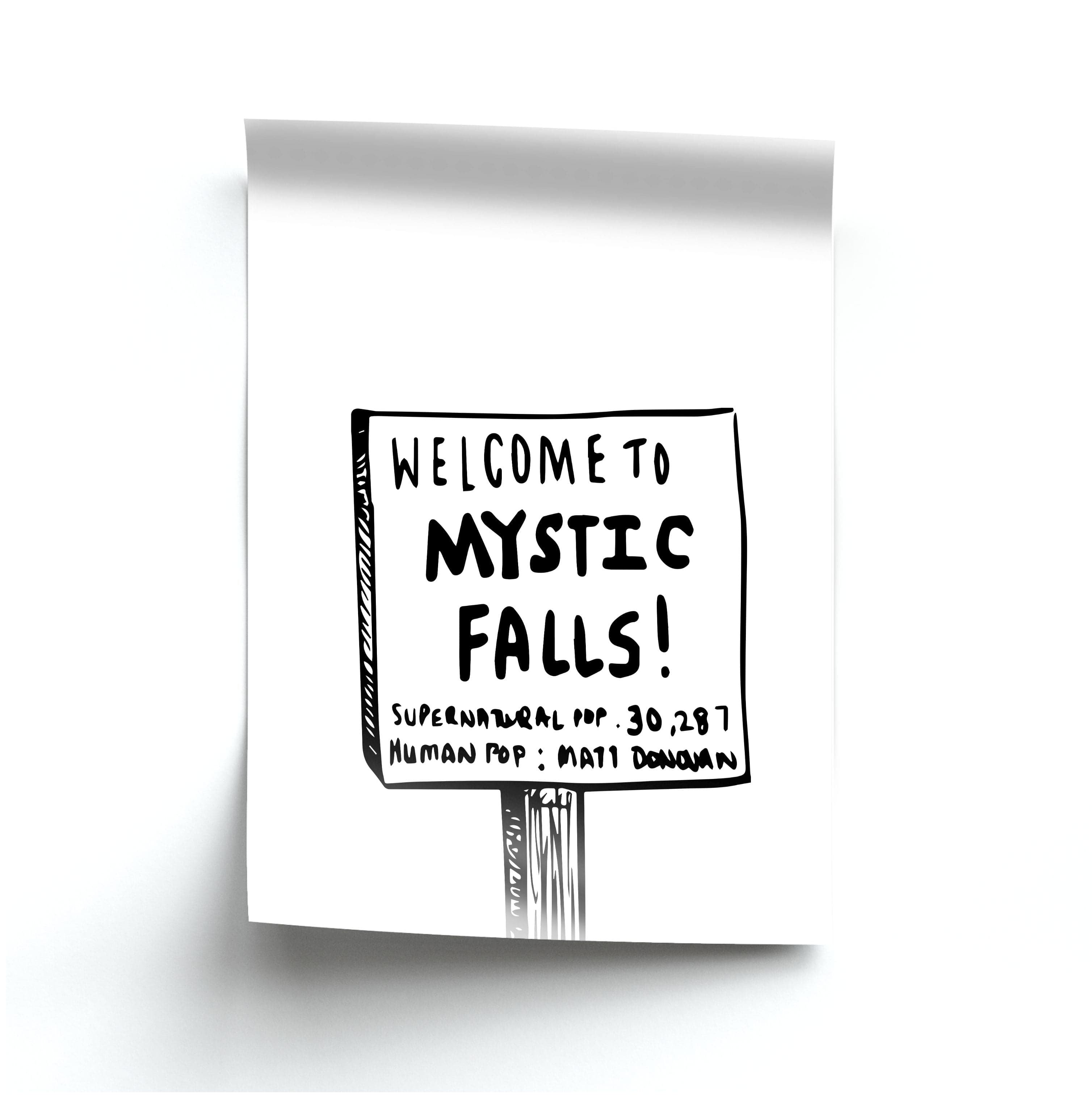 Welcome to Mystic Falls - VD Poster