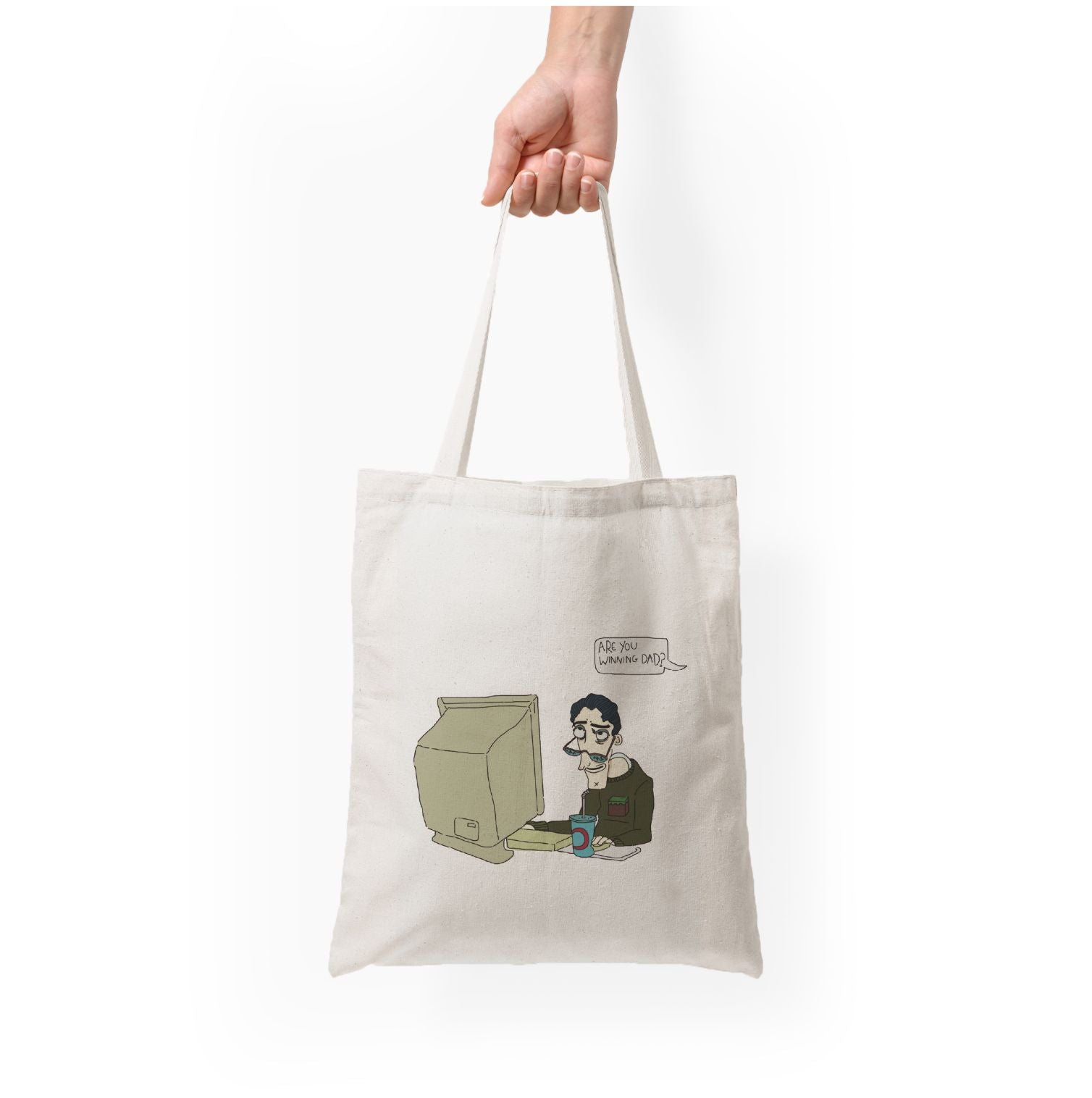 Are You Winning Dad Tote Bag