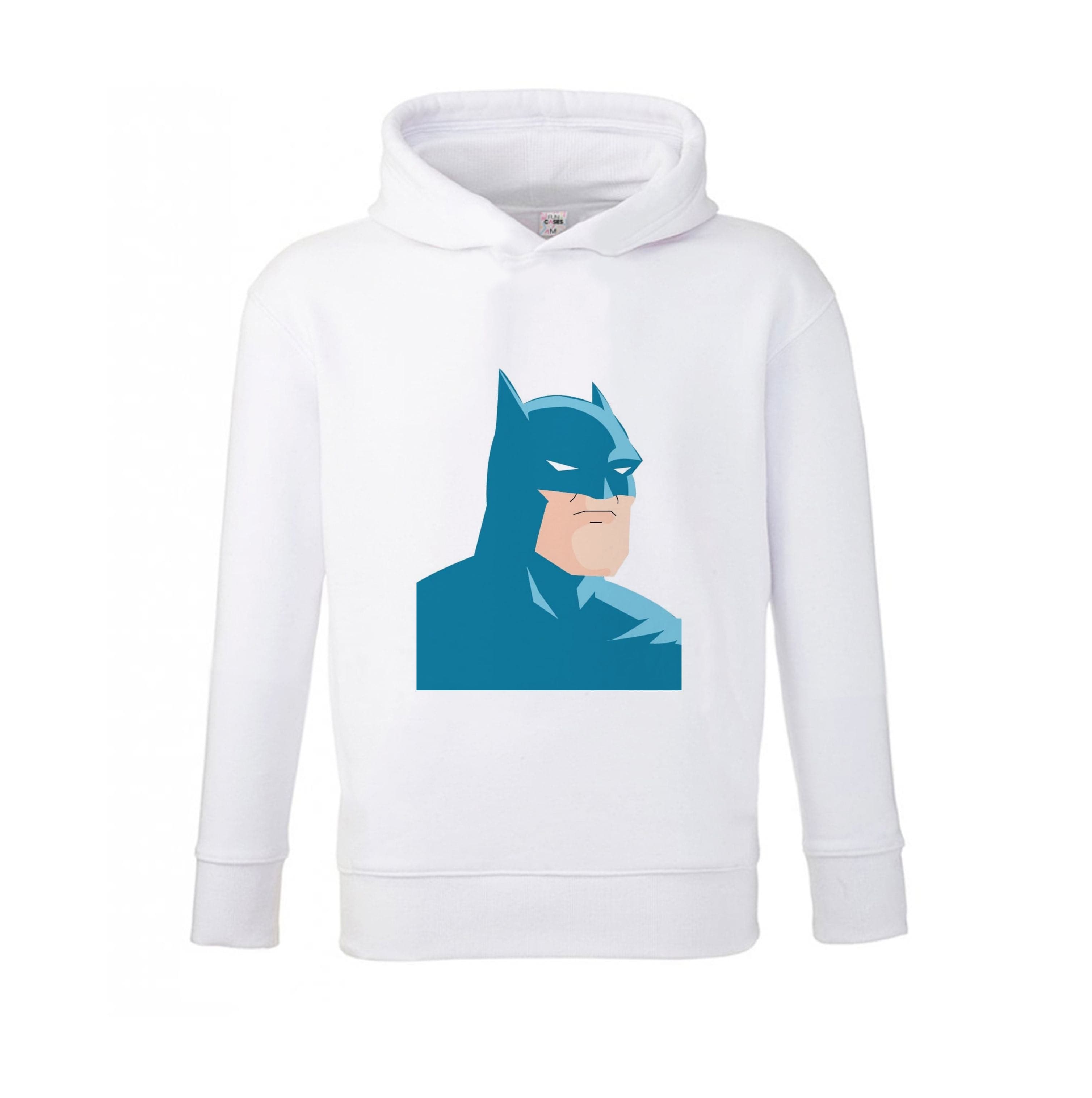 Blue Bat Superhero Kids Hoodie