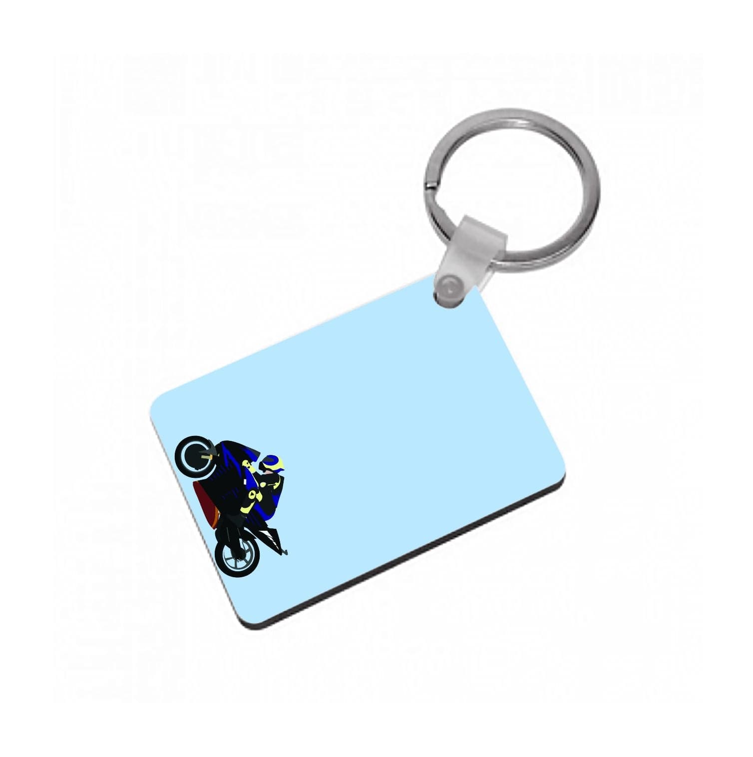 Purple Motorbike - Motorbike Keyring