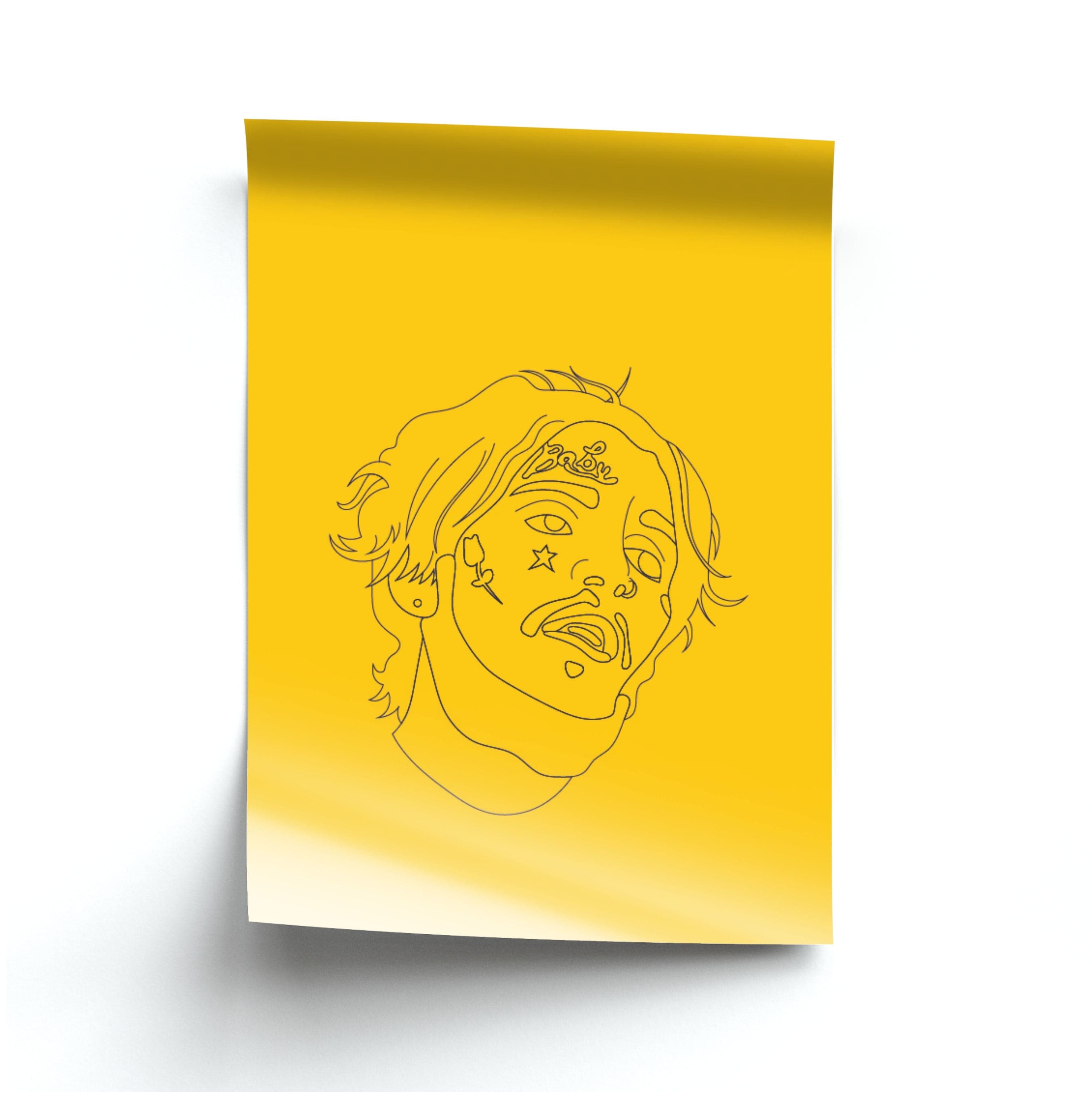 Peep Outline Poster