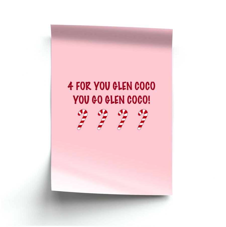 Four For You Glen Coco - Mean Girls Poster