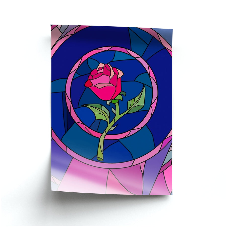 Glass Rose - Beauty and the Beast Poster