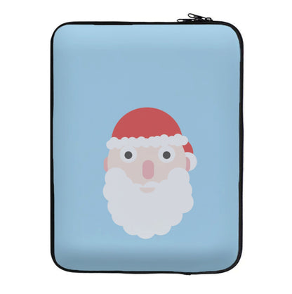 Santa's Face - Christmas Laptop Sleeve