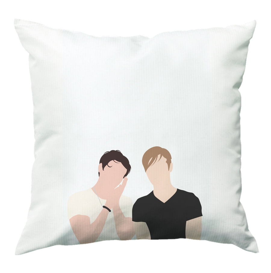 Selfie - Sam And Colby Cushion