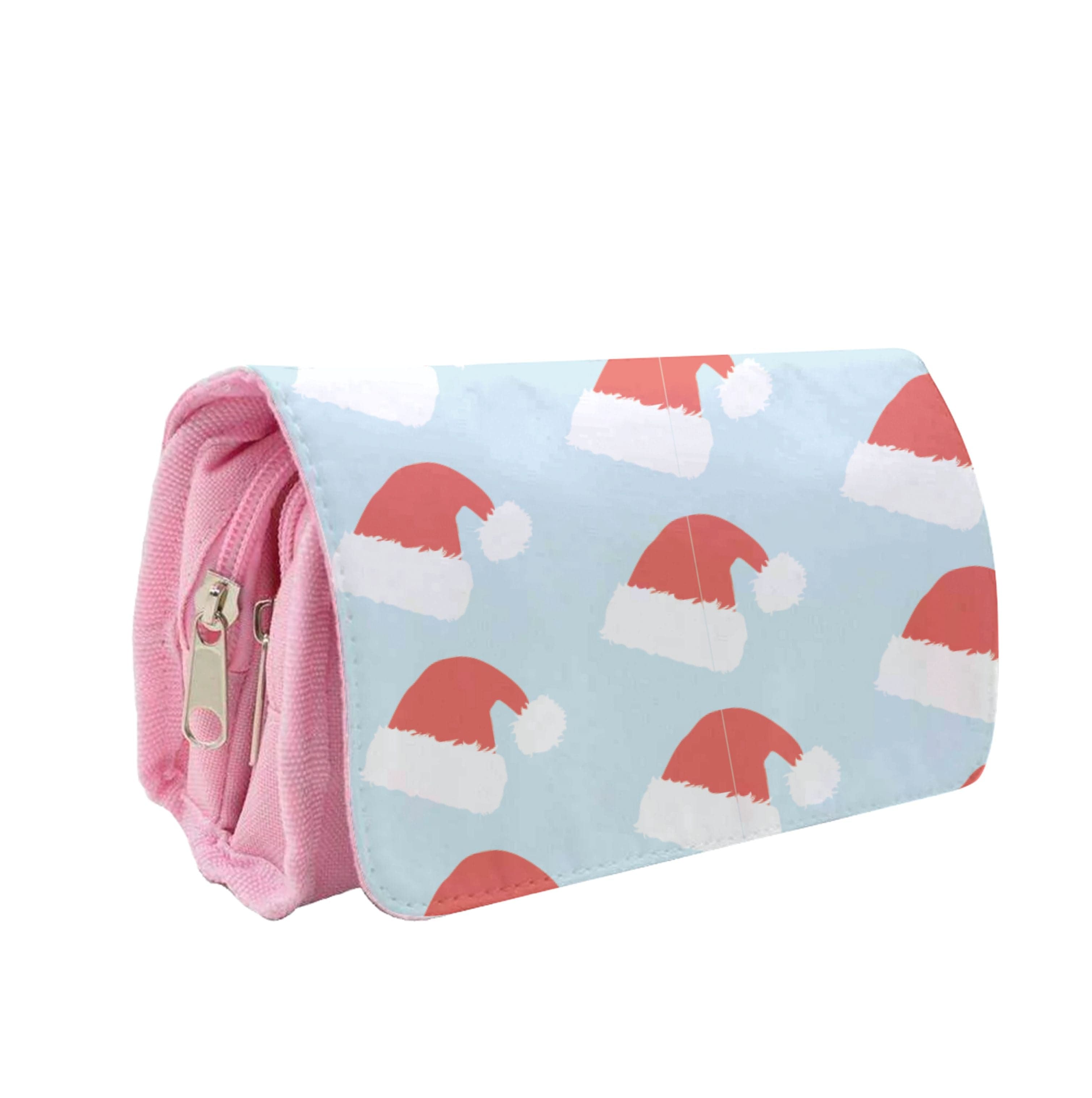 Santa Hat - Christmas Patterns Pencil Case