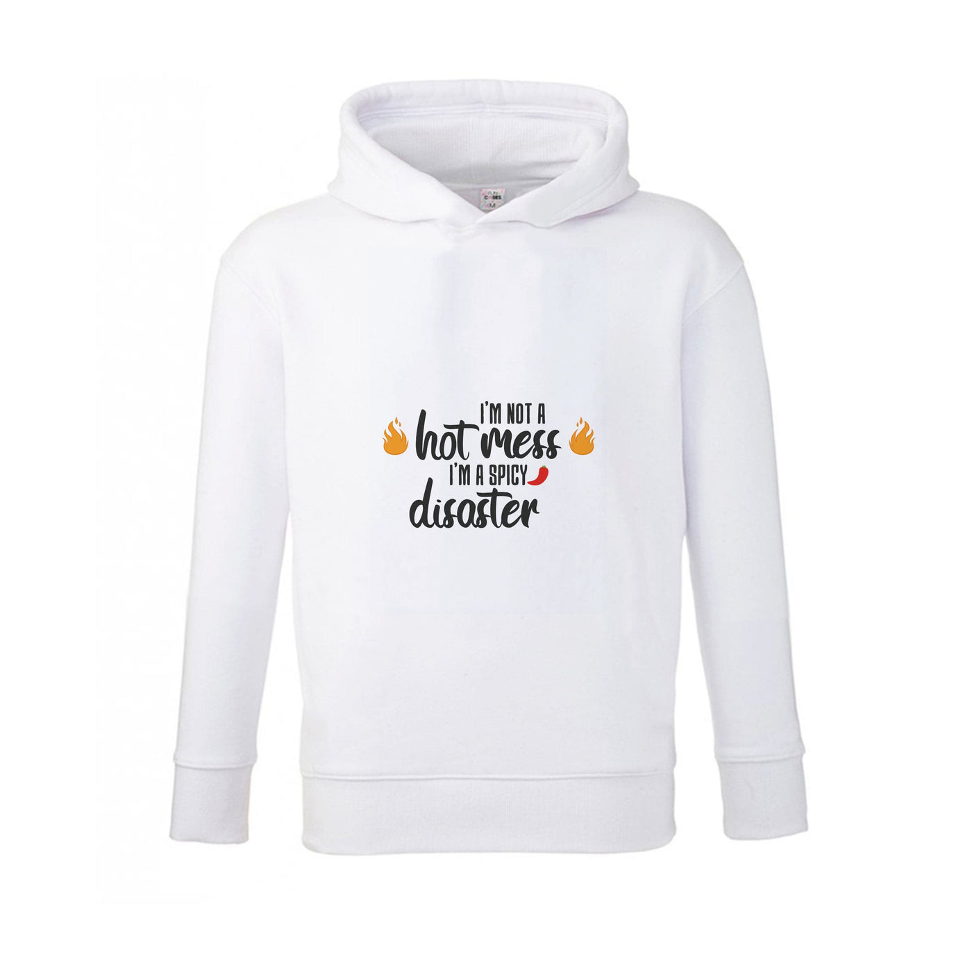 I'm A Spicy Disaster - Funny Quotes Kids Hoodie