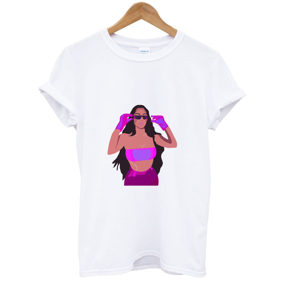 Purple & pink - Kim Kardashian T-Shirt