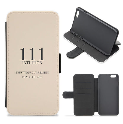 111 - Angel Numbers Flip / Wallet Phone Case