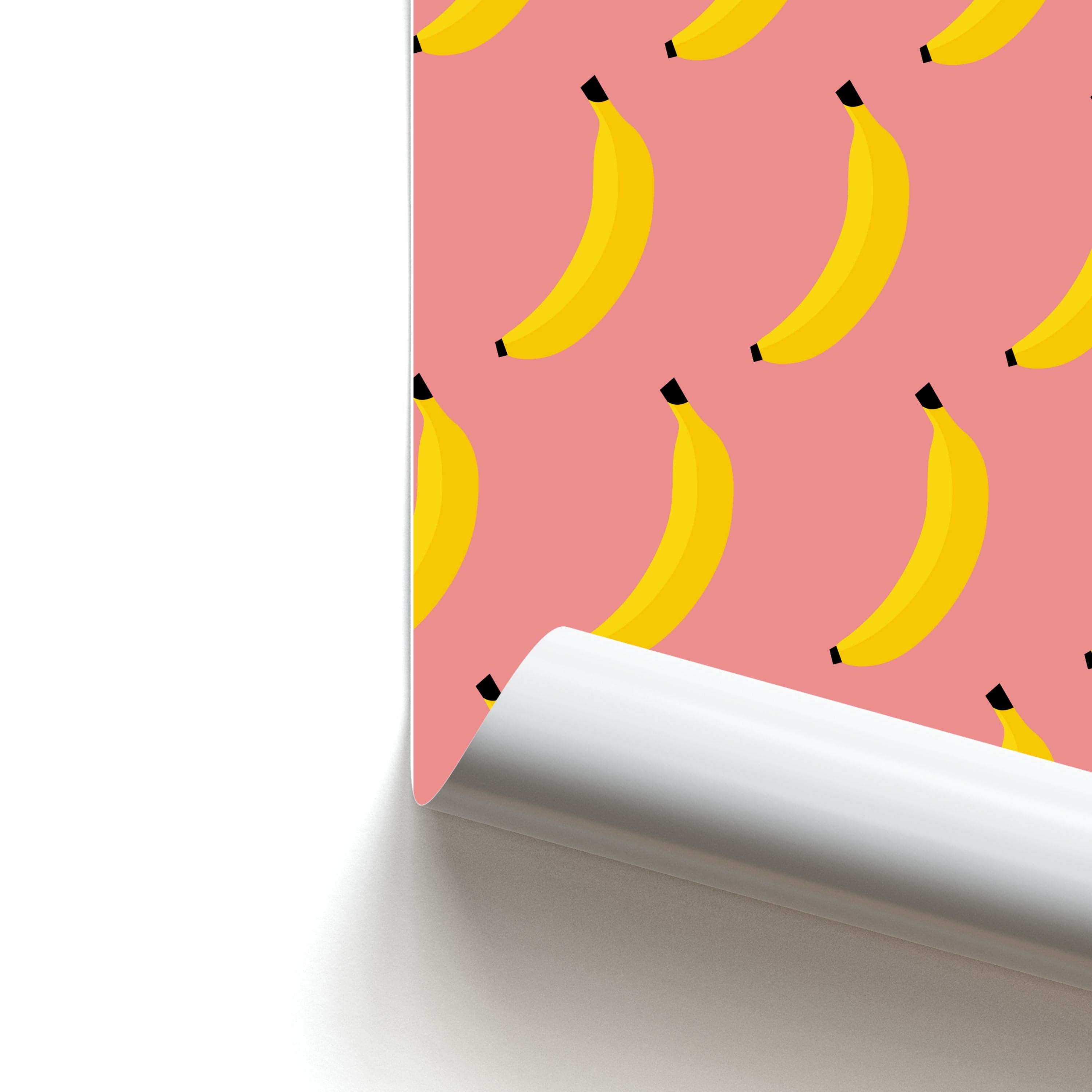 Banana Pattern Poster