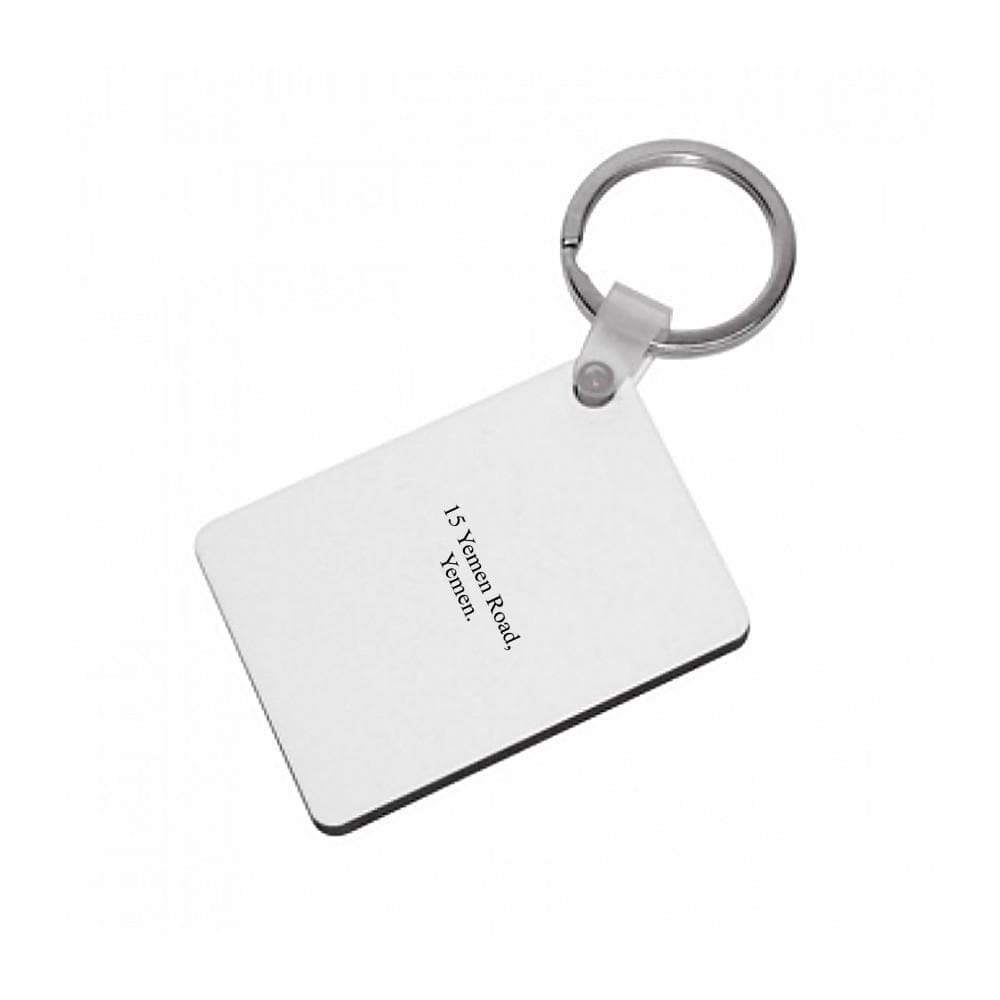 15 Yemen Road, Yemen - Friends Keyring - Fun Cases