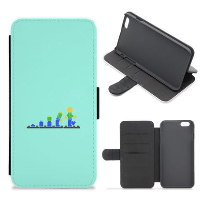 Building - Bricks Flip / Wallet Phone Case