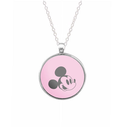 Pink Mickey Necklace