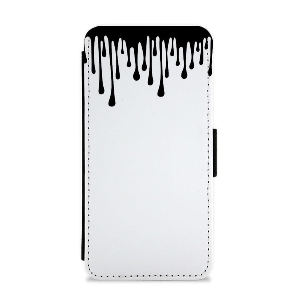 Kylie Jenner - Black Dripping Cosmetics Flip / Wallet Phone Case - Fun Cases