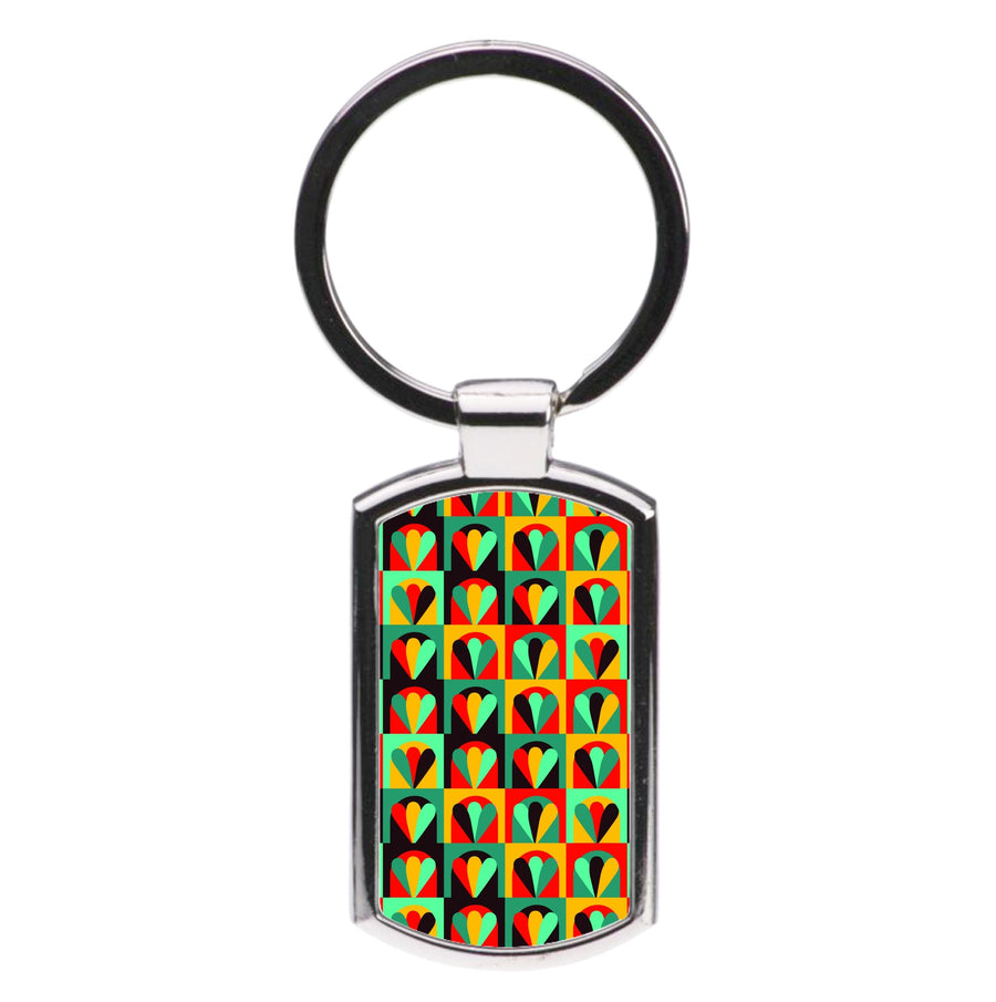 Abstract Pattern 2 Luxury Keyring