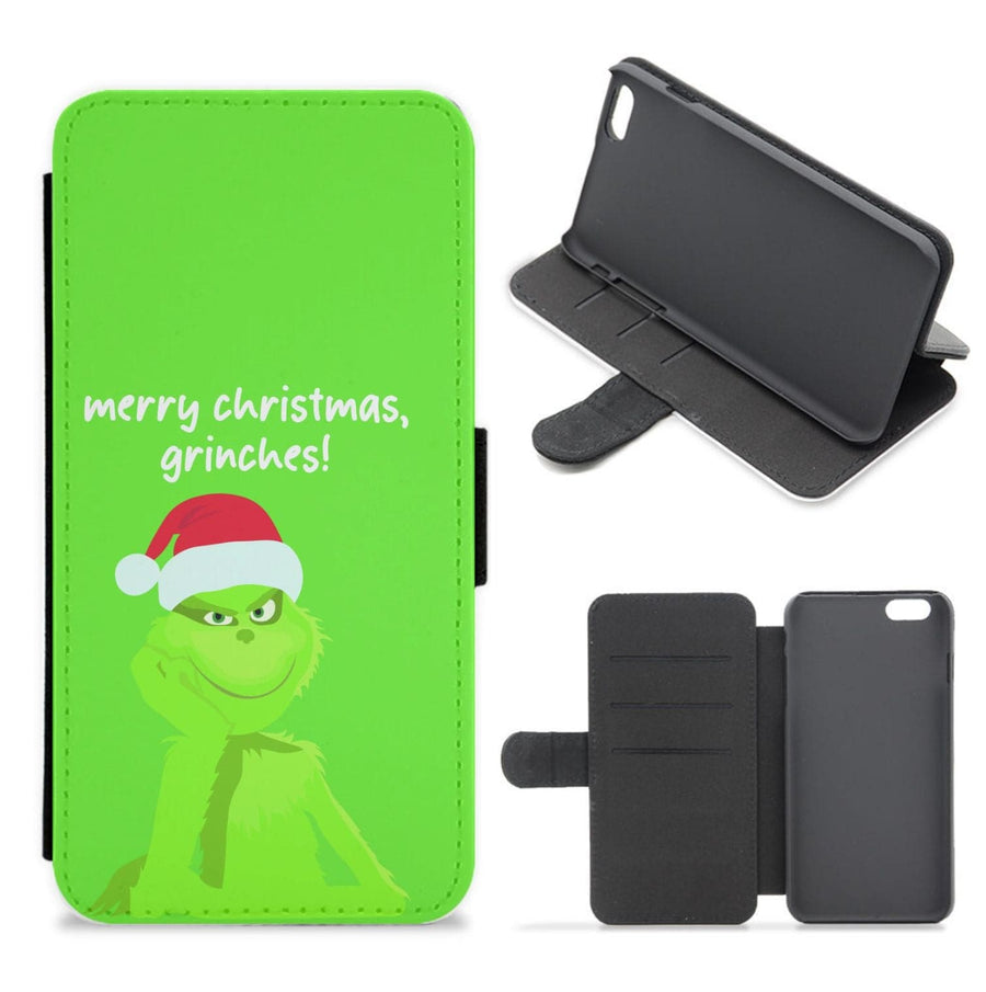 Merry Christmas, Grinches - Christmas Flip / Wallet Phone Case