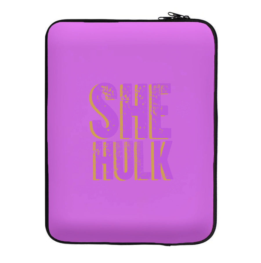 Pink - She Hulk Laptop Sleeve