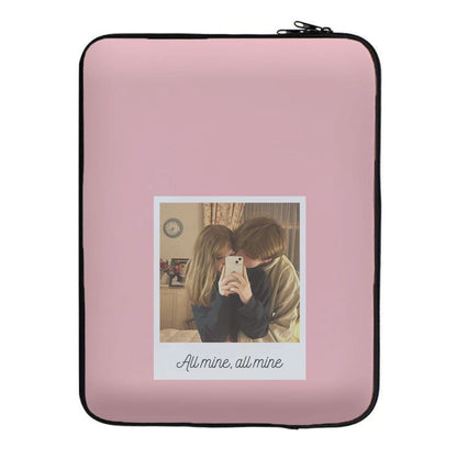 All Mine, All Mine - Personalised Couples Laptop Sleeve