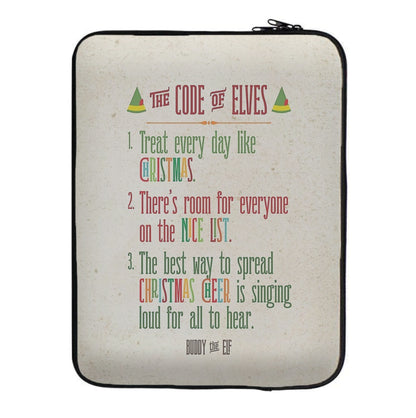 The Elf Code - Elf Laptop Sleeve