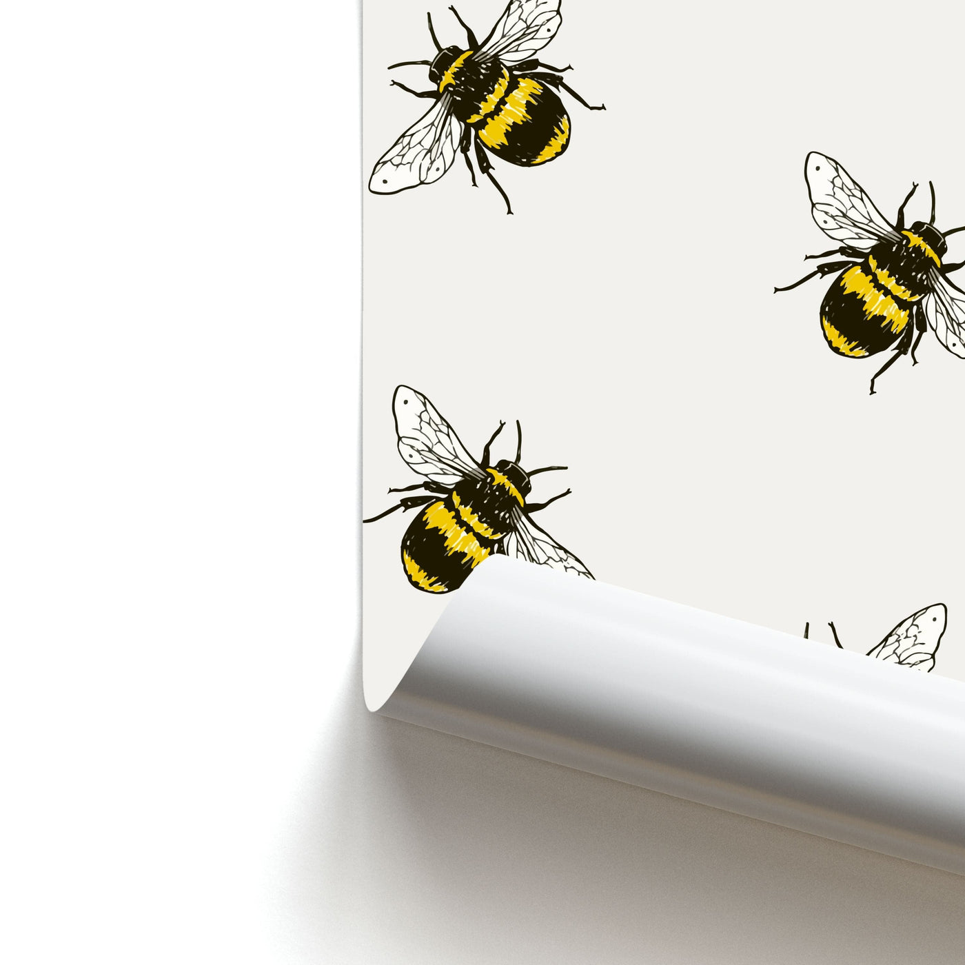 Bumblebee Pattern  Poster