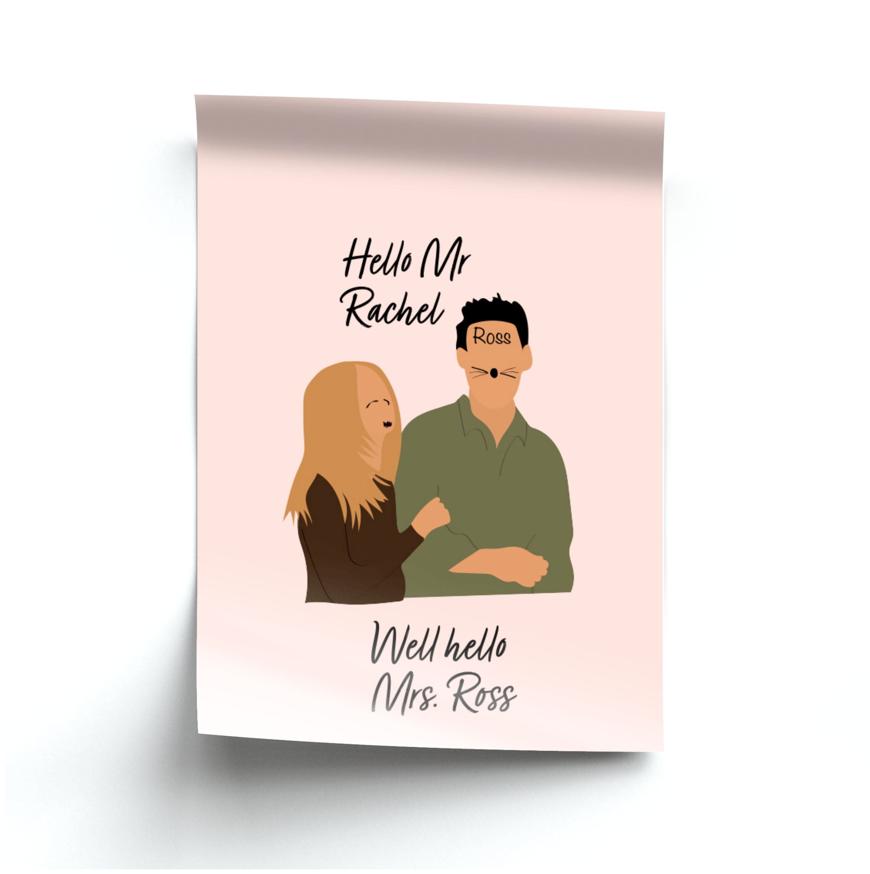 Mr Rachel & Mrs Ross Poster