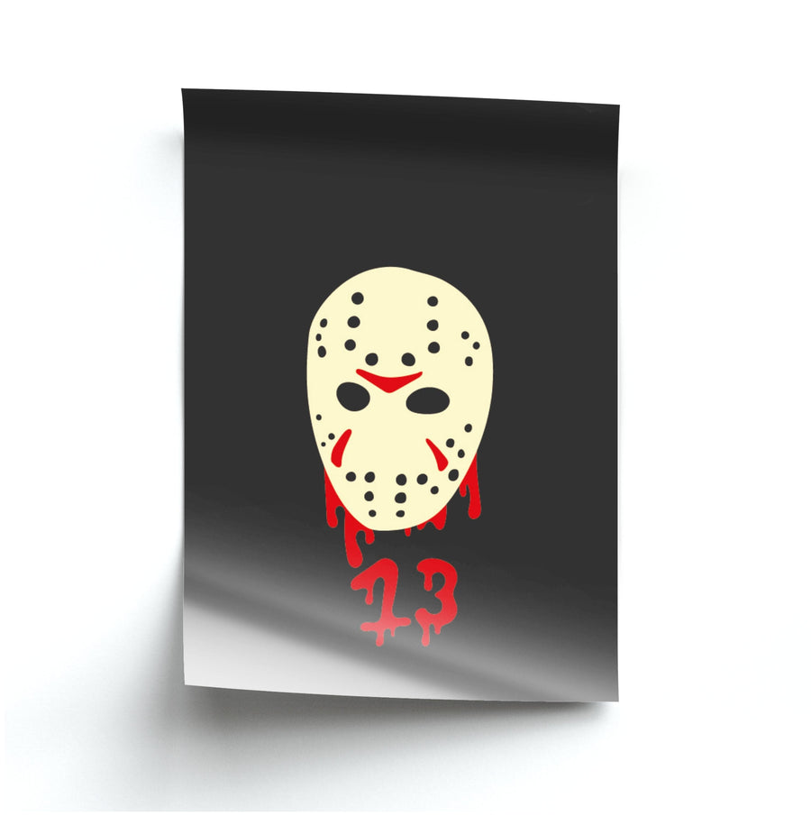 13th Mask - Friday The 13th Poster