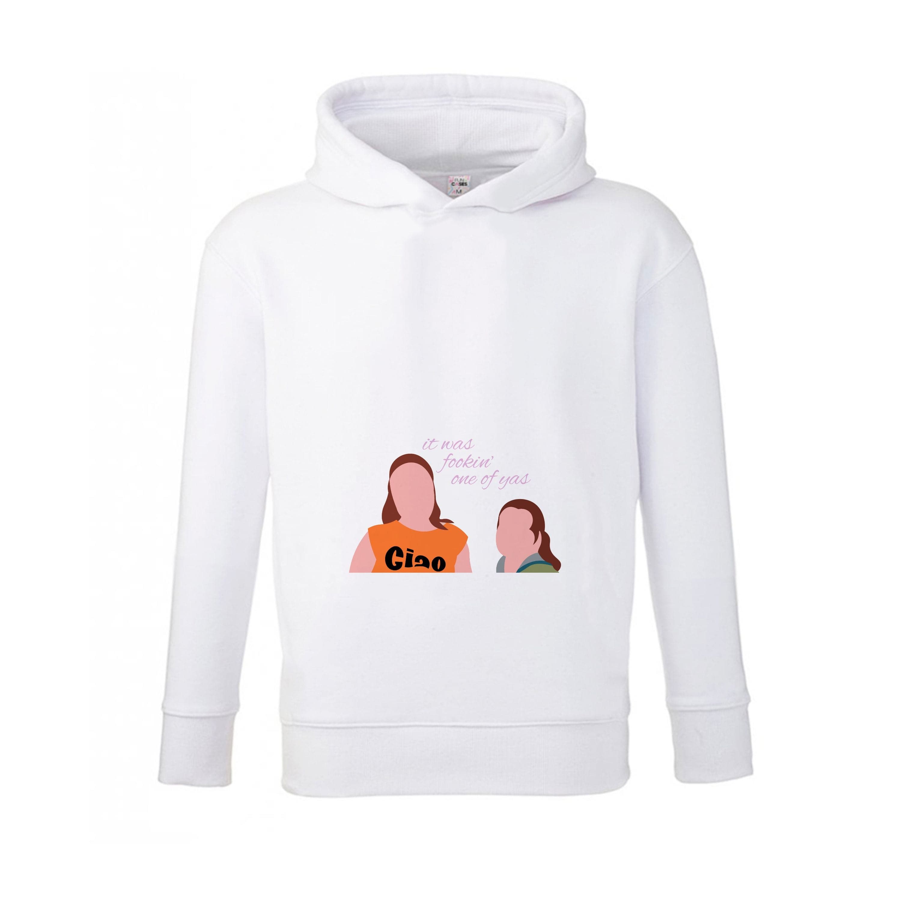 It Was Fookin' One Of Yas - British Pop Culture Kids Hoodie