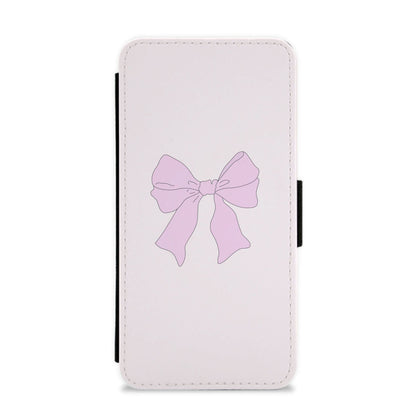 Bow - Clean Girl Aesthetic Flip / Wallet Phone Case