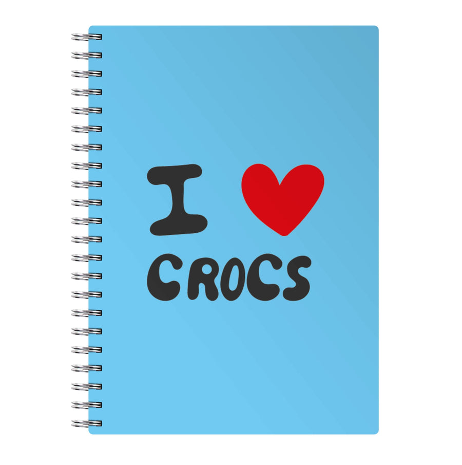 I Love Crocs Notebook