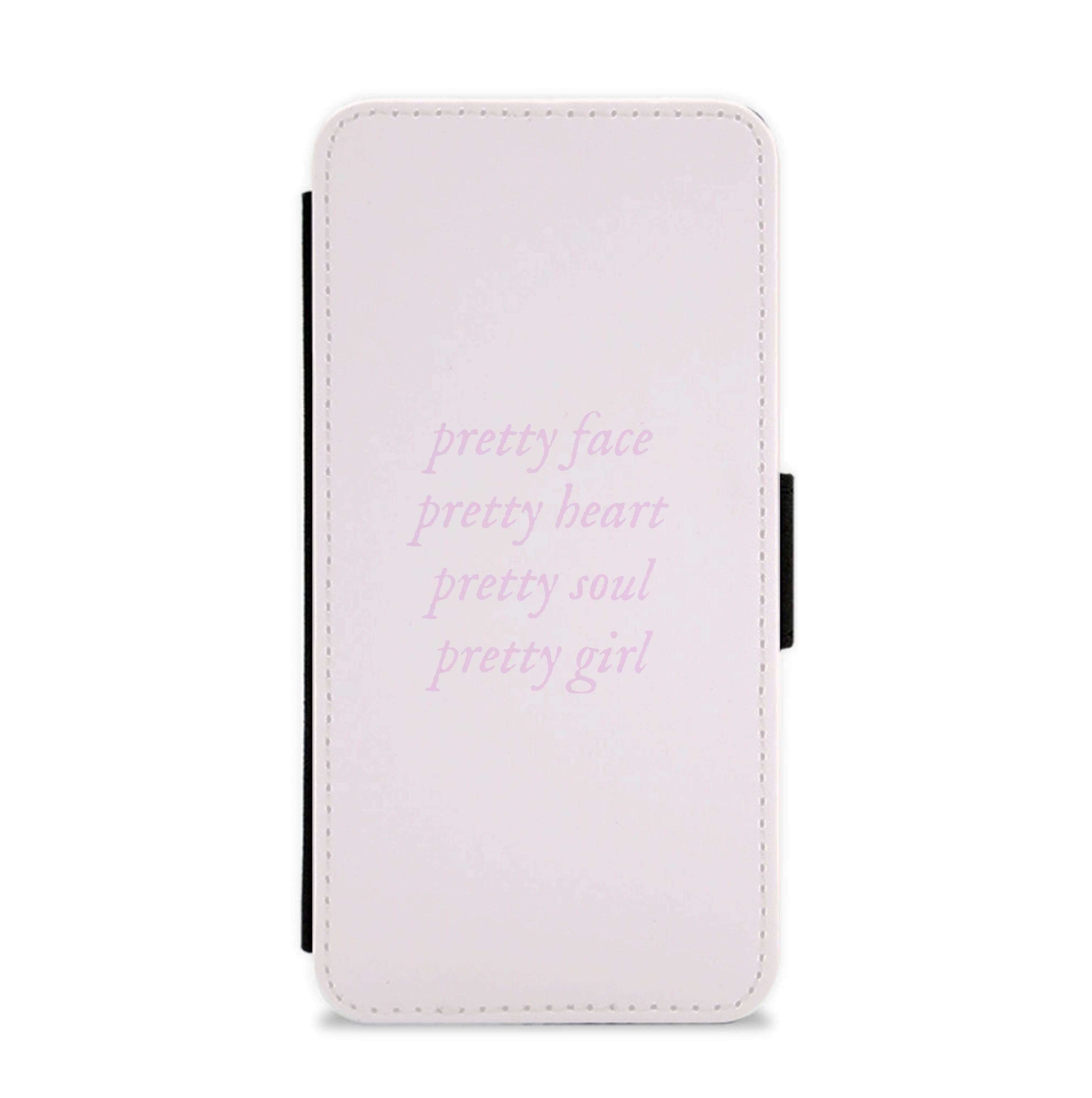 Pretty Girl - Clean Girl Aesthetic Flip / Wallet Phone Case