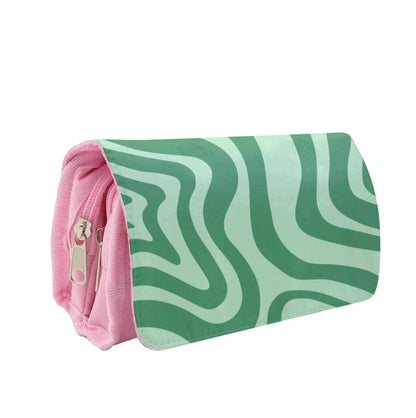 Green Abstract Halloween  Pencil Case