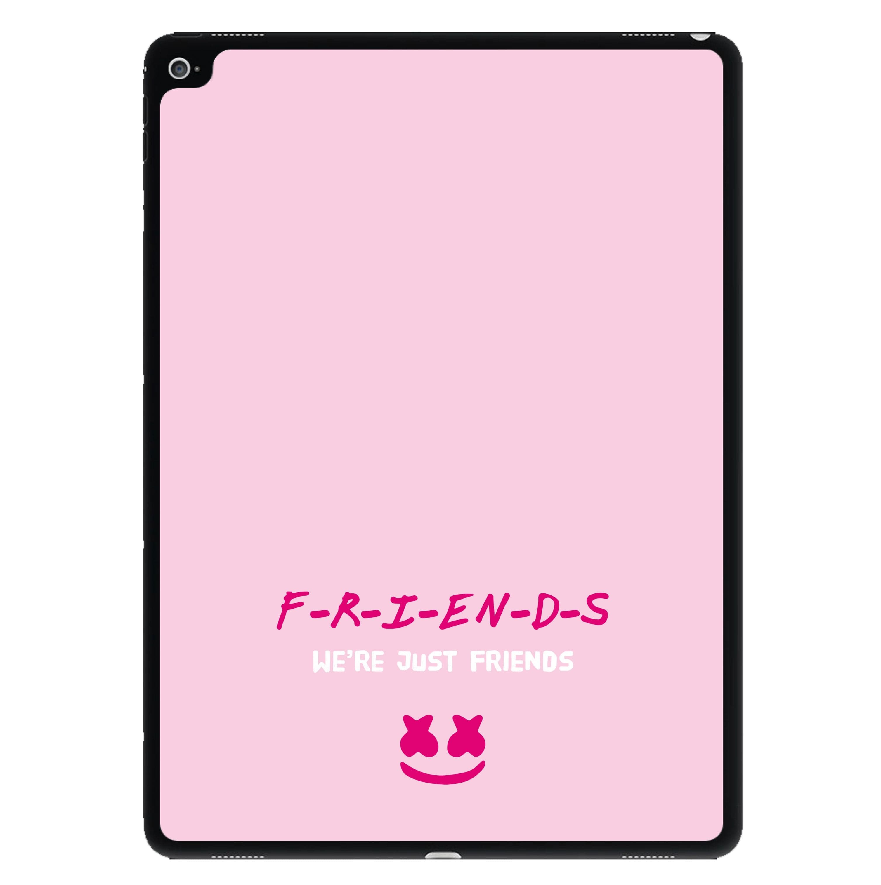 We're Just Friends - White Helmet DJ iPad Case