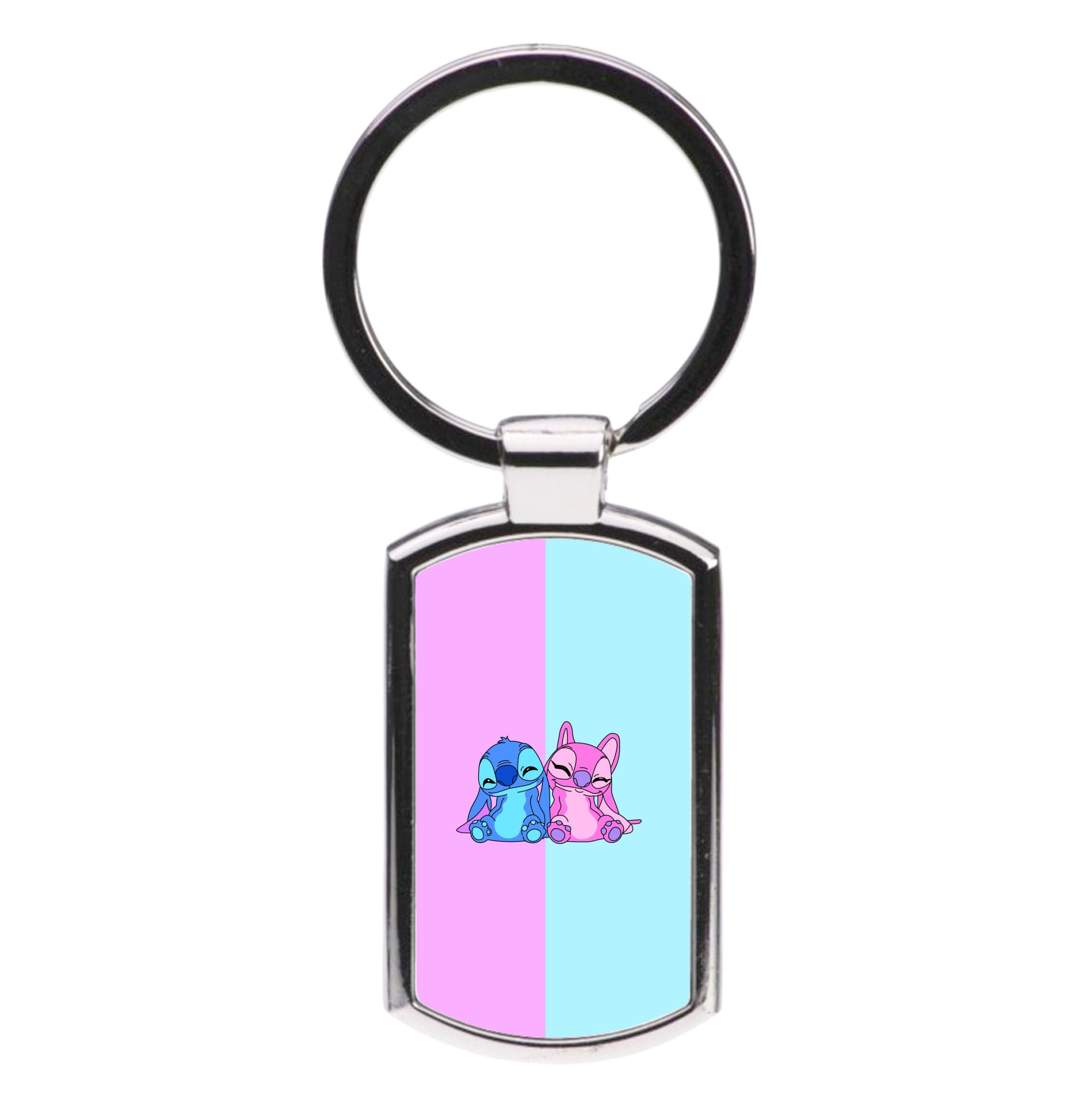 Best Friends - Pink Alien Luxury Keyring