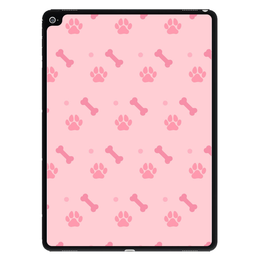 Dog And Paw - Dog Pattern iPad Case