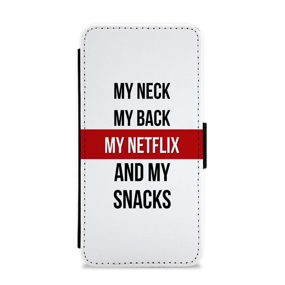 My Netflix & My Snacks Flip / Wallet Phone Case - Fun Cases