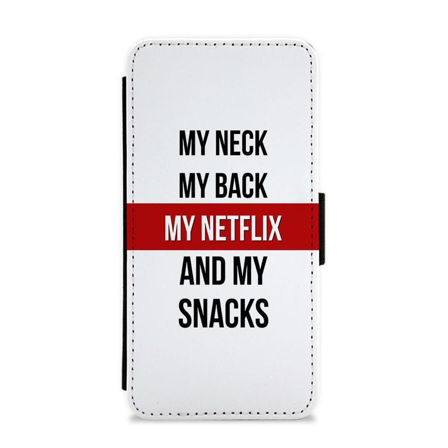 My Netflix & My Snacks Flip / Wallet Phone Case - Fun Cases