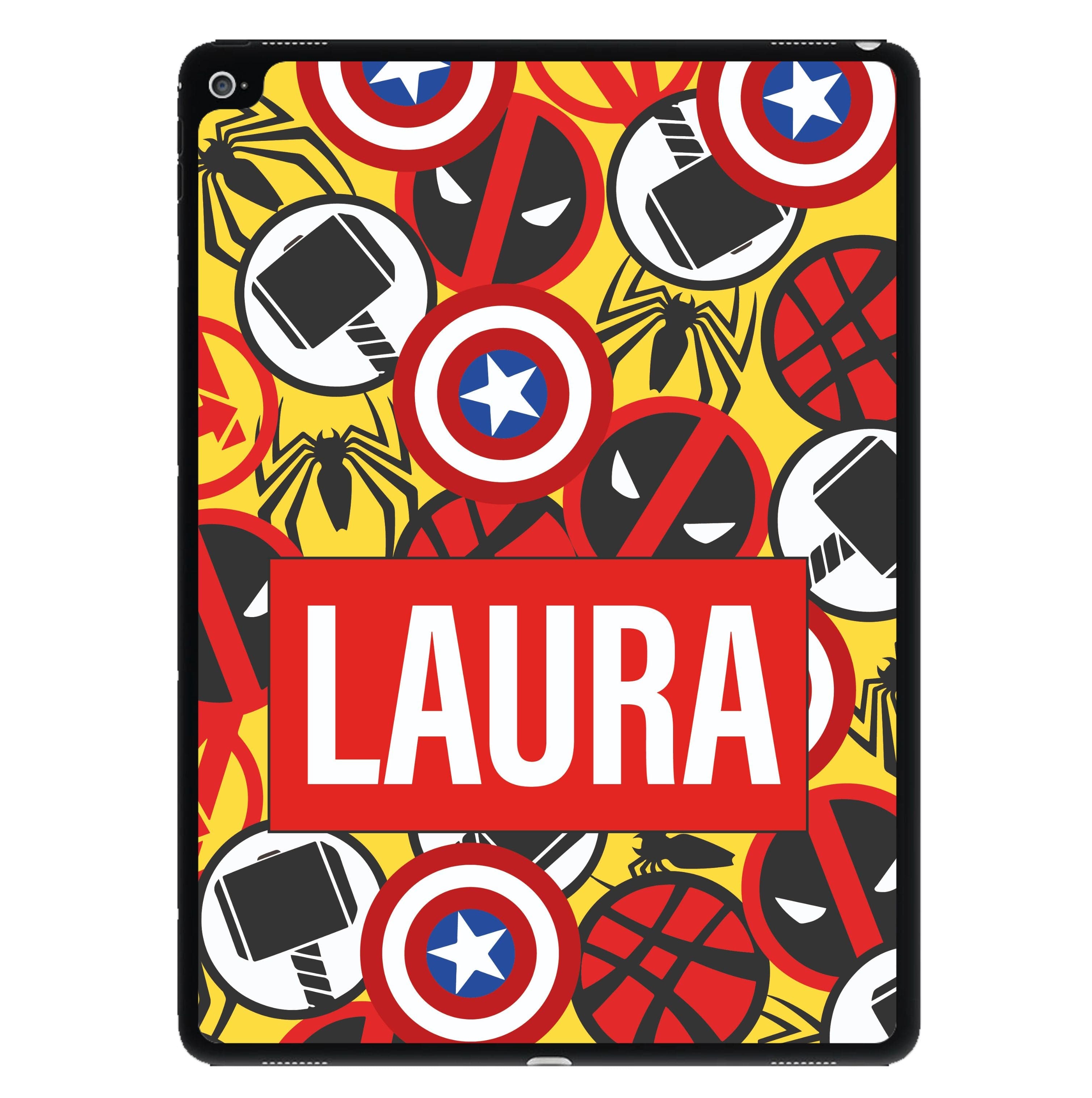 Collage - Personalised Superhero Comic iPad Case