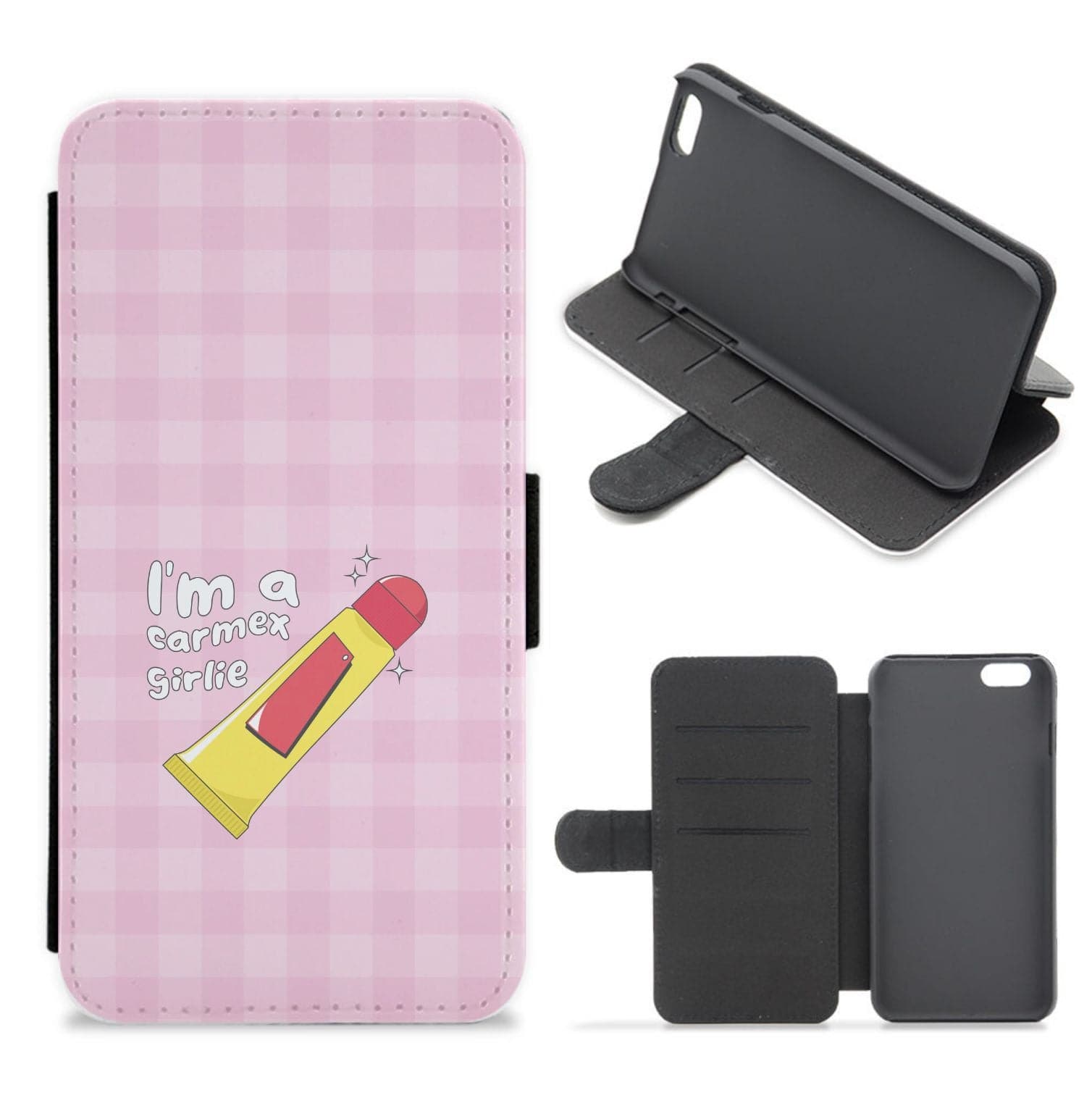 I'm A Carmex Girlie - Chamberlain Flip / Wallet Phone Case