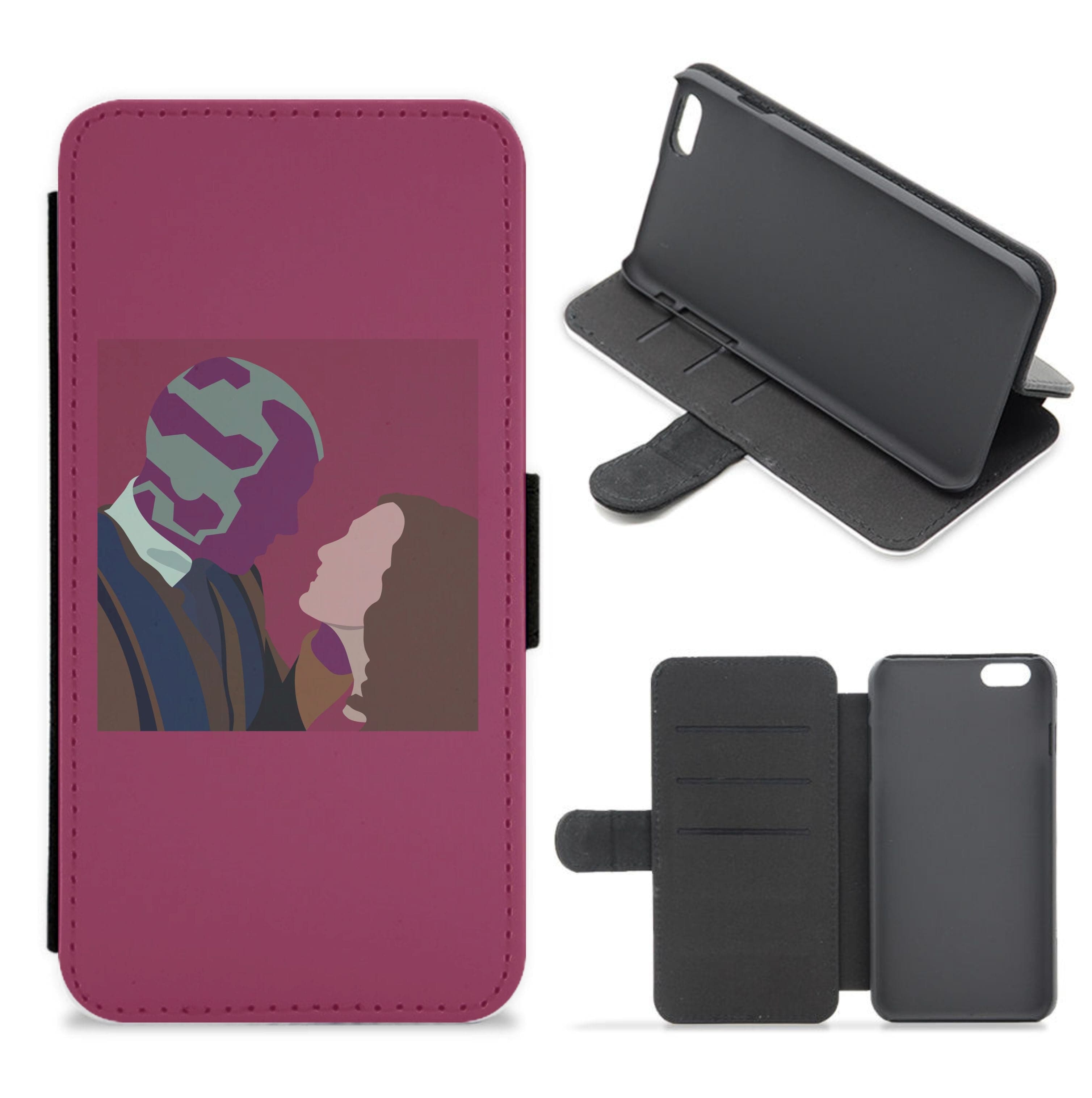 Wandavision and vision Flip / Wallet Phone Case