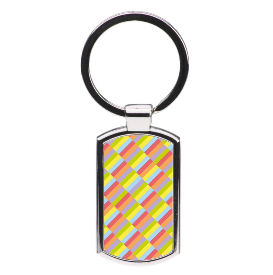 Abstract Pattern 7 Luxury Keyring