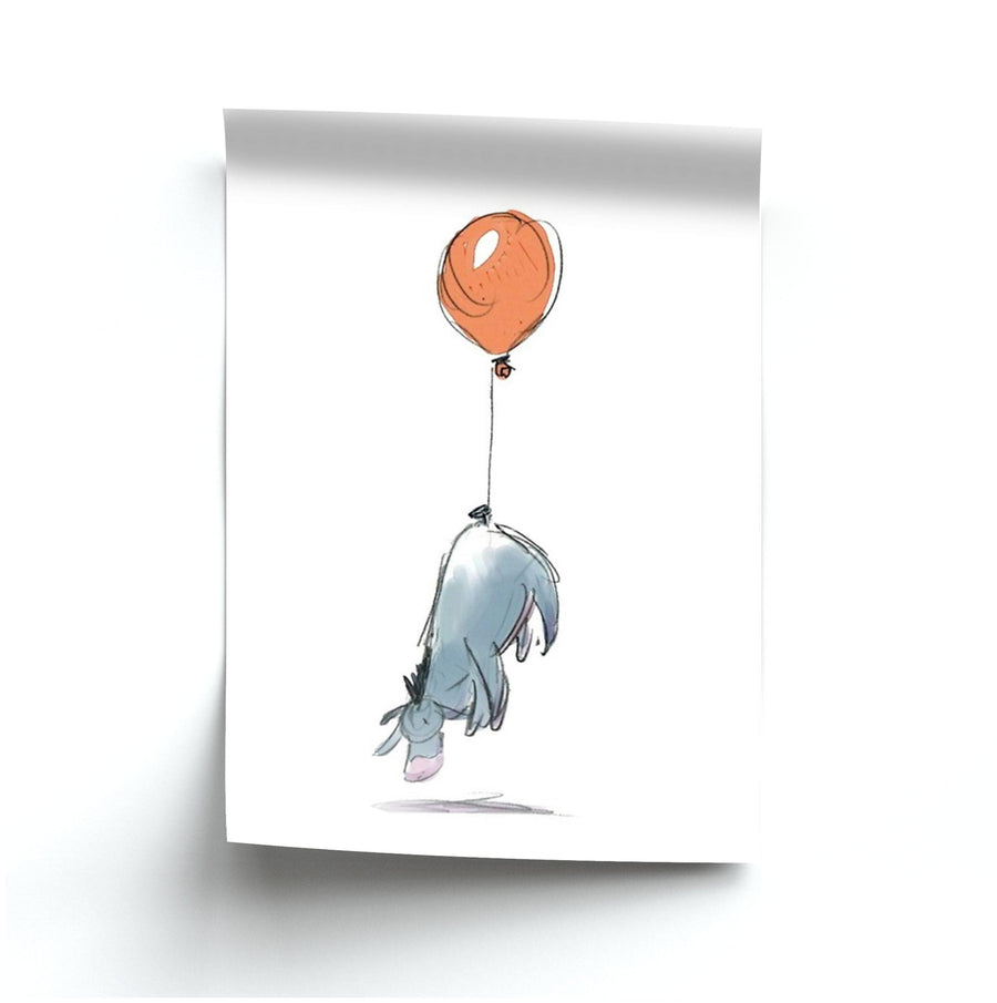 Eeyore And His Balloon Poster