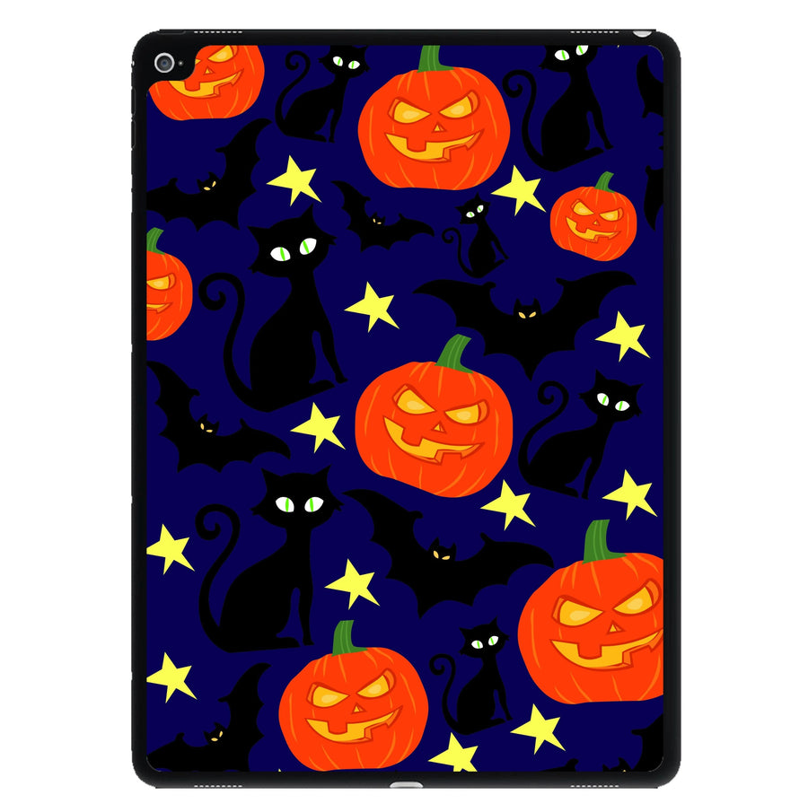 Pumpkin And Cats - Halloween iPad Case