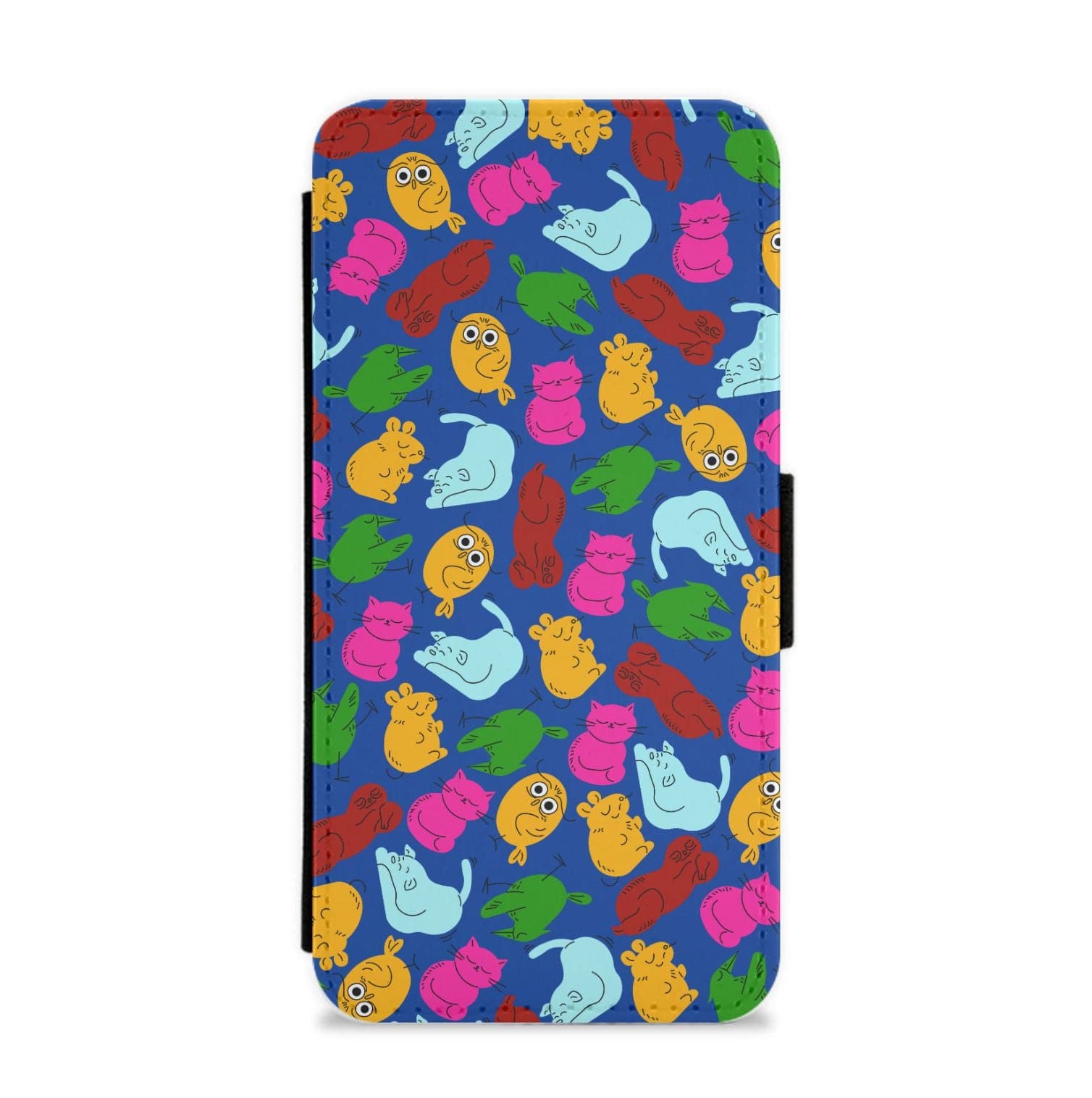 Animal Doodles - Chamberlain Flip / Wallet Phone Case