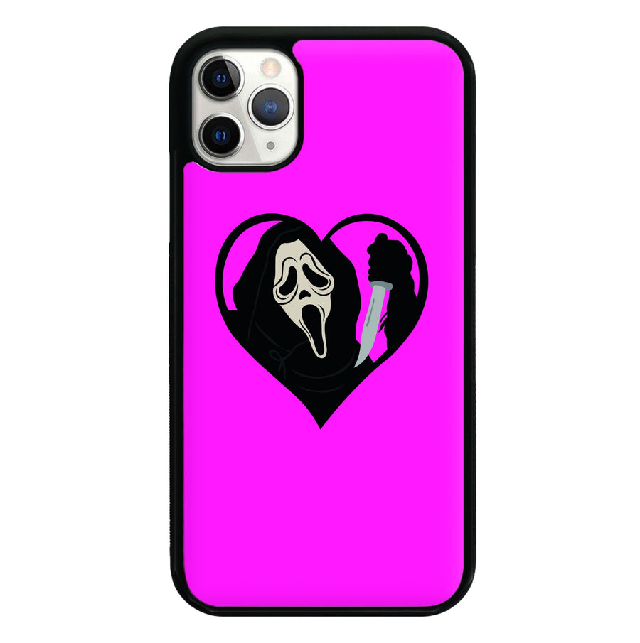 Heart face - Scream Phone Case