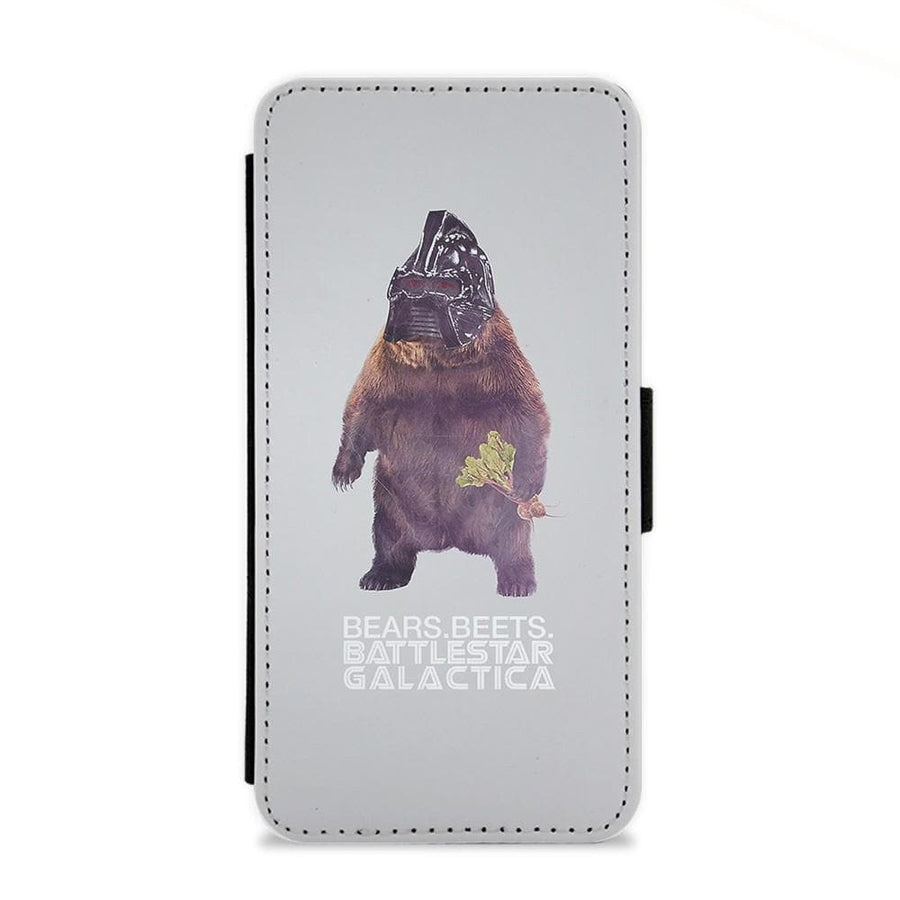 Bears Beets Battlestar Galactica - The Office Flip Wallet Phone Case - Fun Cases