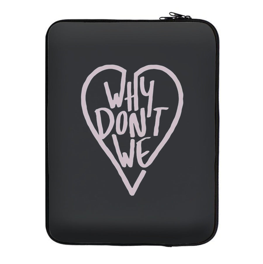 Why Don't We Heart Laptop Sleeve